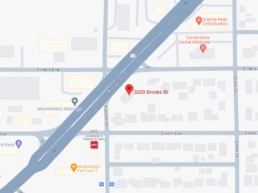 Missoula branch map