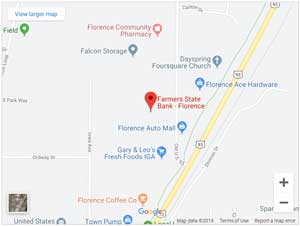 Florence branch map